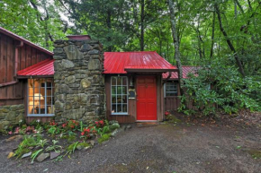 Serene Creekside Cottage Near Asheville with Fire Pit